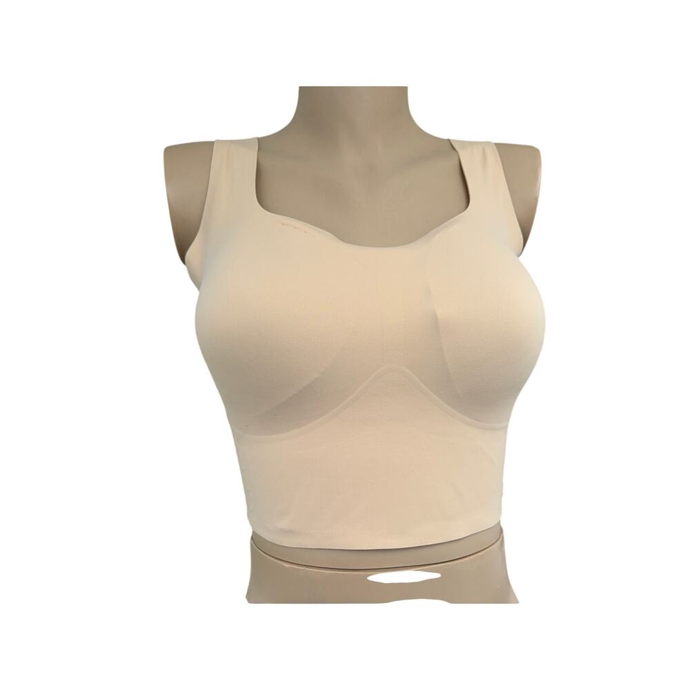 SKIMS Naked Scoop Longline Bralette Size L/XL Sand/Nude